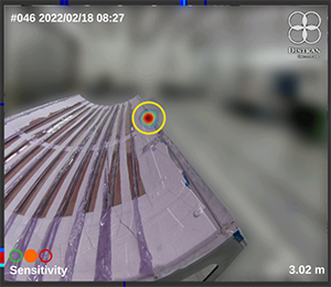 Speed up leak detection in vacuum bags with ultrasound imaging